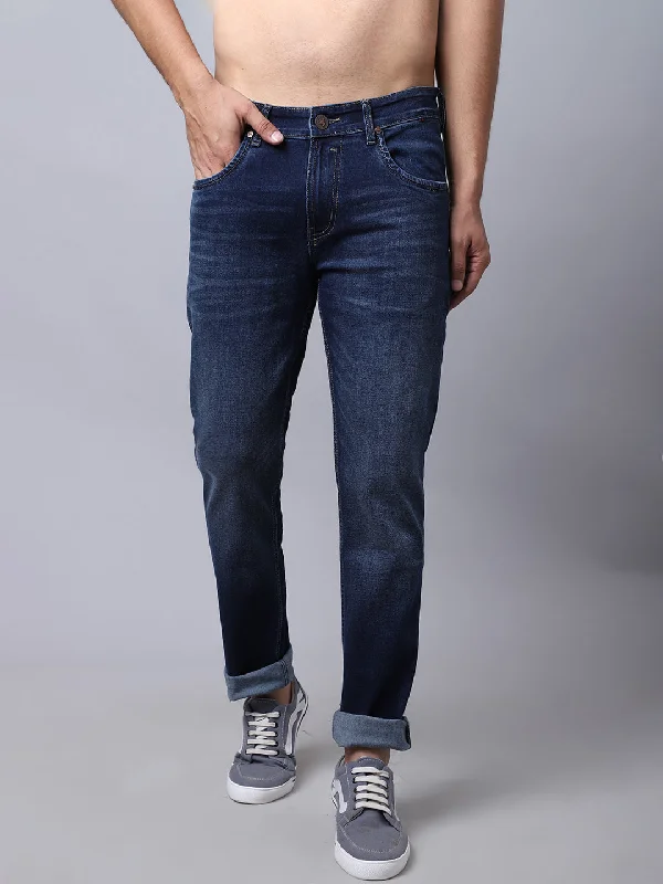 Hipster Men's JeansMen's Ultra Narrow fit Light Fade Carbon Blue  Jeans