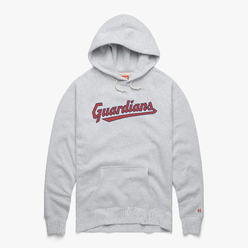 Men's Hoodies with Extra-Long SleevesCleveland Guardians Jersey Logo Hoodie