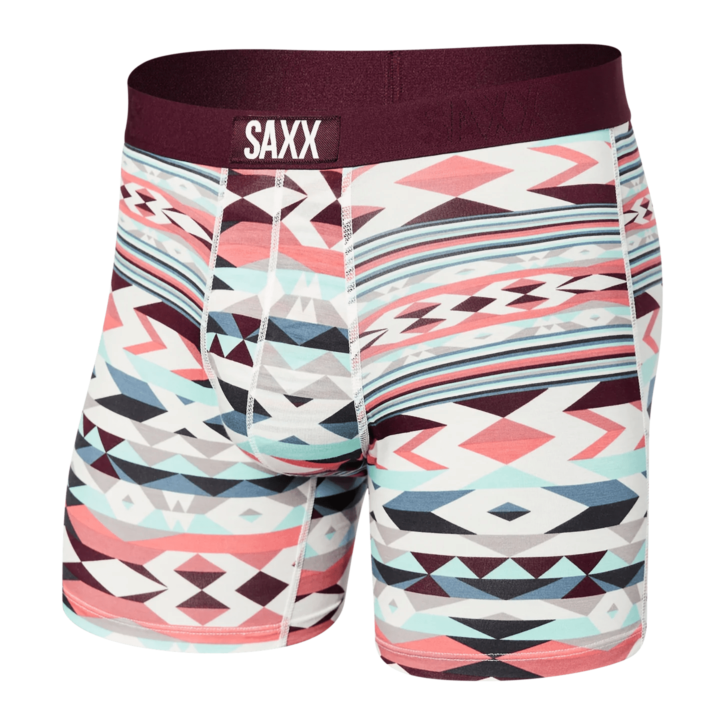 SAXX Vibe Super Soft Boxer Brief - SXBM35 ROP - Tropical Pop Storm Blue