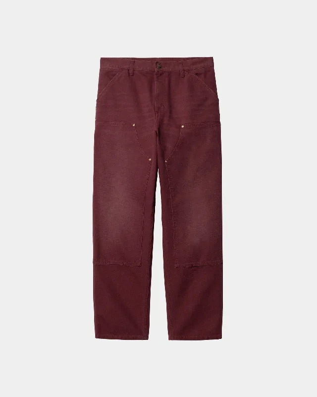 Premium Men's JeansDouble Knee Pant | Malbec (aged canvas)