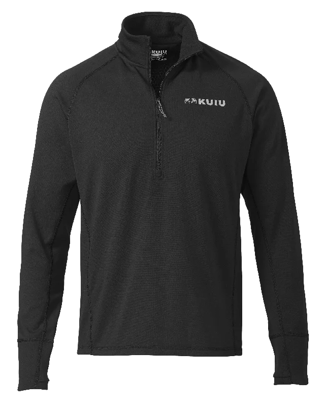 Men's Shirts with Cowl NecksEncounter 200 Fleece Zip-T | Black