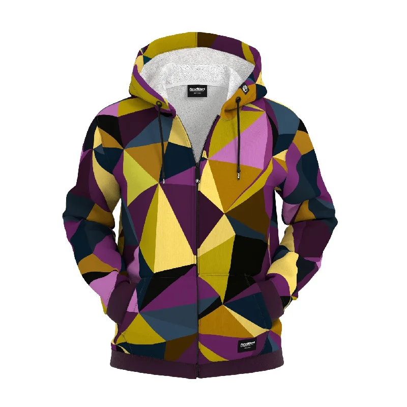 Men's Hoodies for SpringFan Cubes Zip Up Hoodie