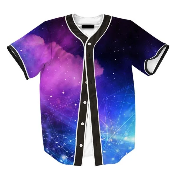 Men's Shirts with Logo EmbossmentsFuturistic Skull Jersey