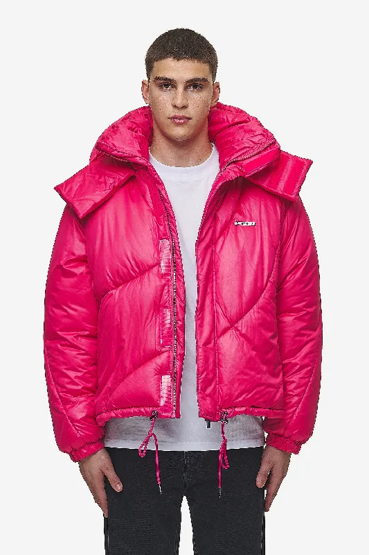 Men's Coats for Rainy WeatherHenry Vintage Oversized Puffer Jacket Virtual Pink