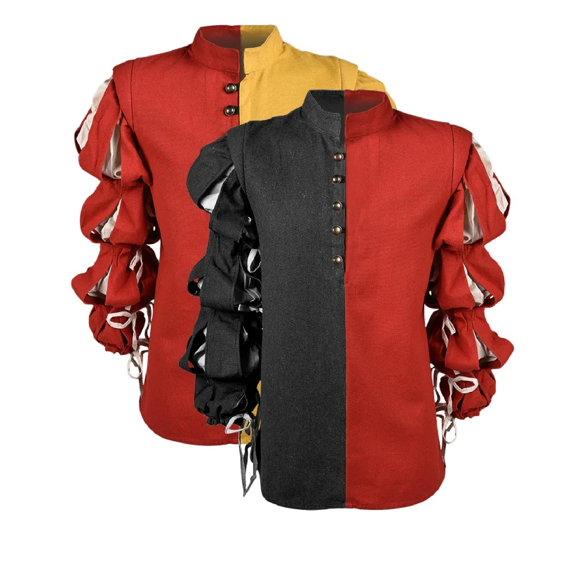 Men's Shirts with Wrinkle-Resistant FabricJorg landsknecht doublet