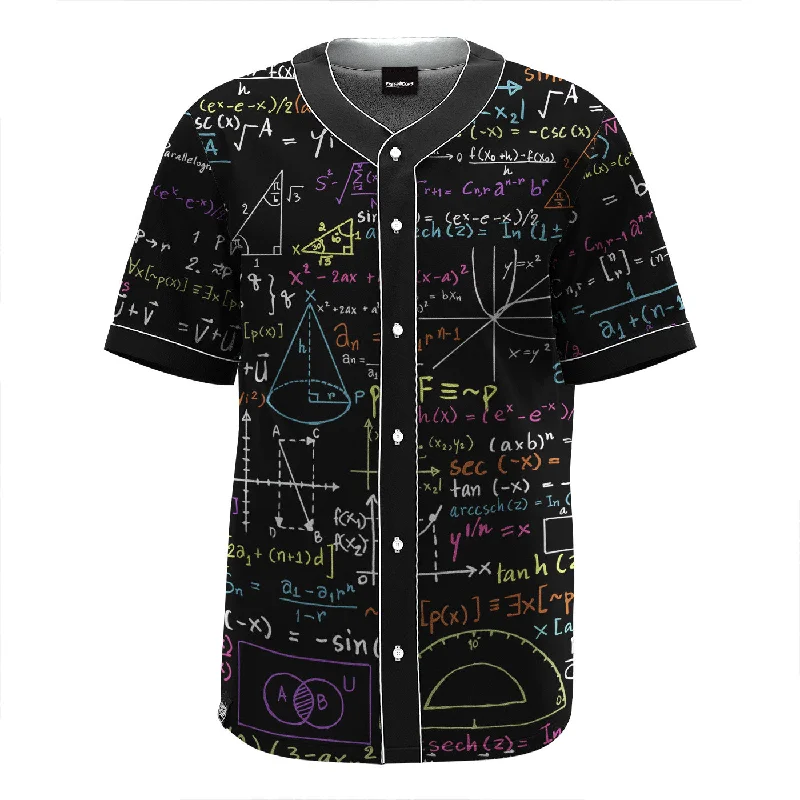 Men's Shirts with High NecksMath Jersey