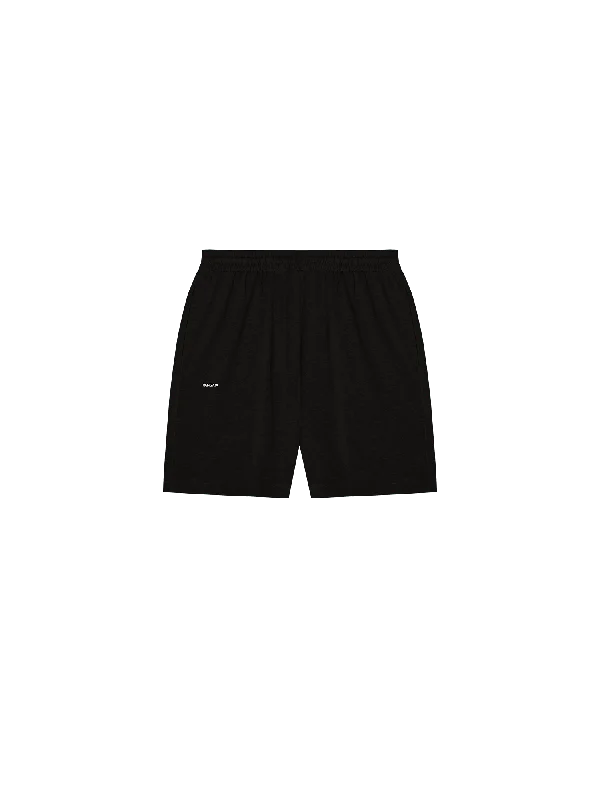 Men's Coats with Embroidered DetailsMens DNA Frutfiber Shorts—black