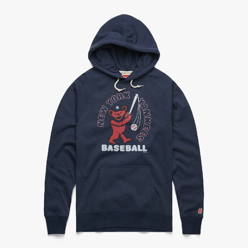 Men's Hoodies with EmbroideryMLB x Grateful Dead x Yankees Hoodie