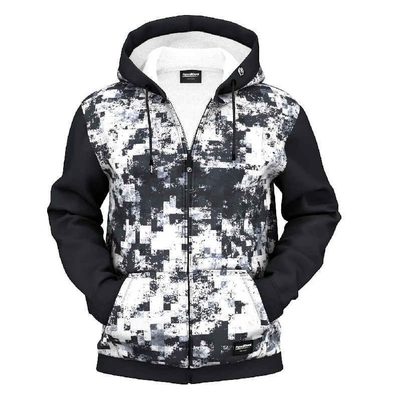 Men's Hoodies for SnowshoeingPieces Of Mind Zip Up Hoodie