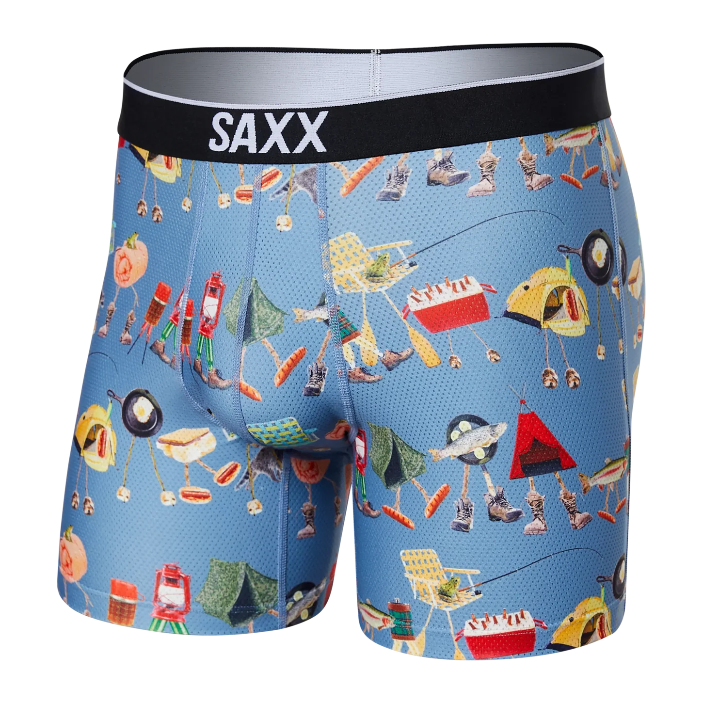 SAXX Volt Boxer Brief Take A Hike - Blue SXBB29 - TAH