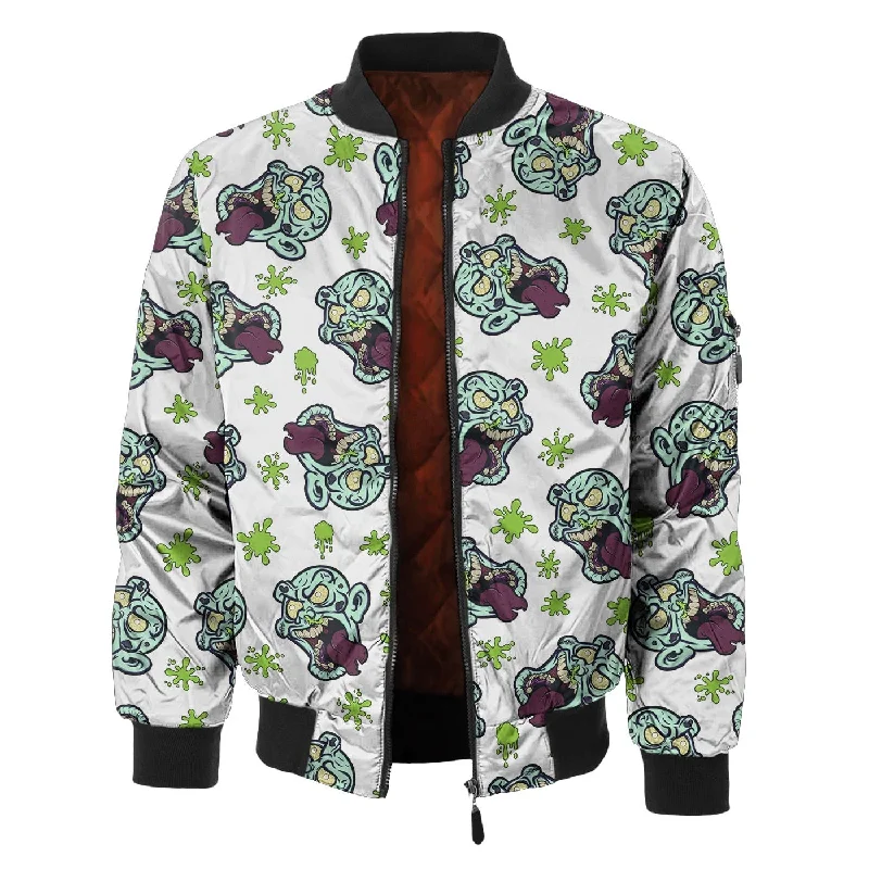 Affordable Men's Winter CoatsSilly Zombie Bomber Jacket