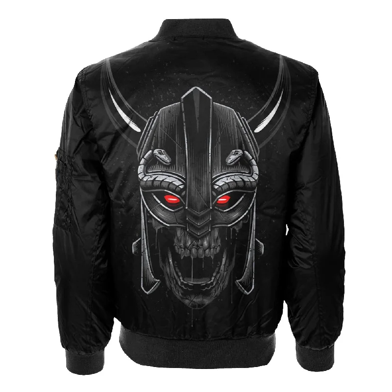 Casual Men's Bomber JacketsSkull Viking Bomber Jacket