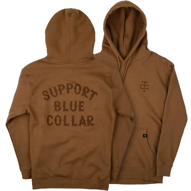 Men's Hoodies with Quick-Dry FabricSupport Blue Collar Hoodie