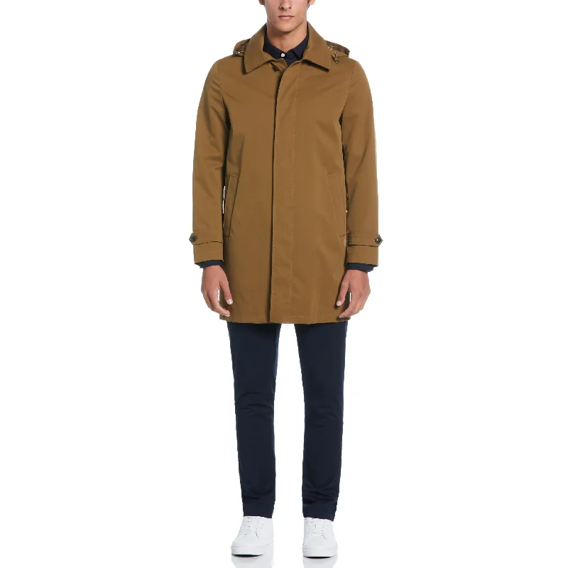 Men's Coats with VentilationTan Portland Rain Coat