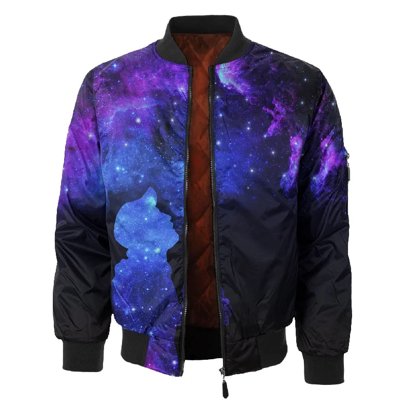 Men's Coats with ButtonsVape Bomber Jacket