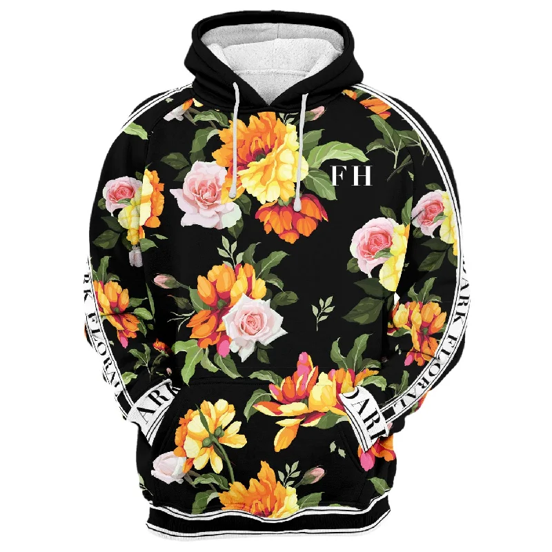 Men's Hoodies for CampingVenus Rose Blossom Hoodie