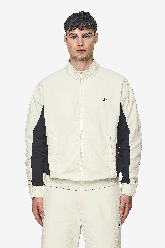 Men's Coats with Inner PocketsWolsey Track Jacket Salty Cream Black