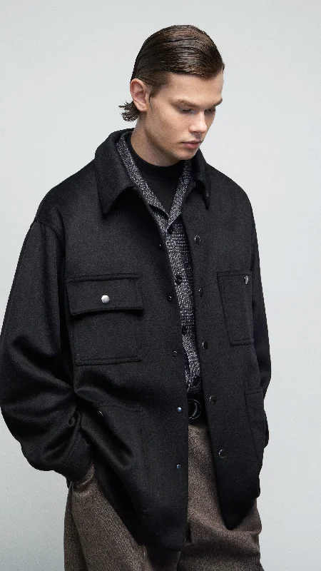 Men's Coats with HoodsWool Jacket