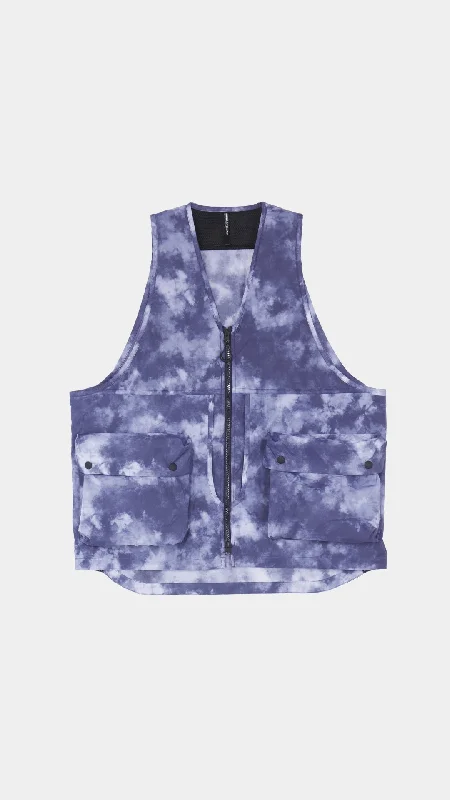 Stylish Men's Biker JacketsUV Protection Tie Dye Waistcoat