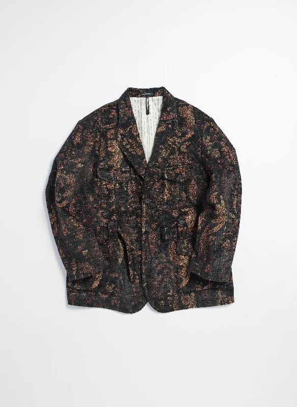 Men's Coats for Winter CampingItalian Jacquard Paisley Blazer