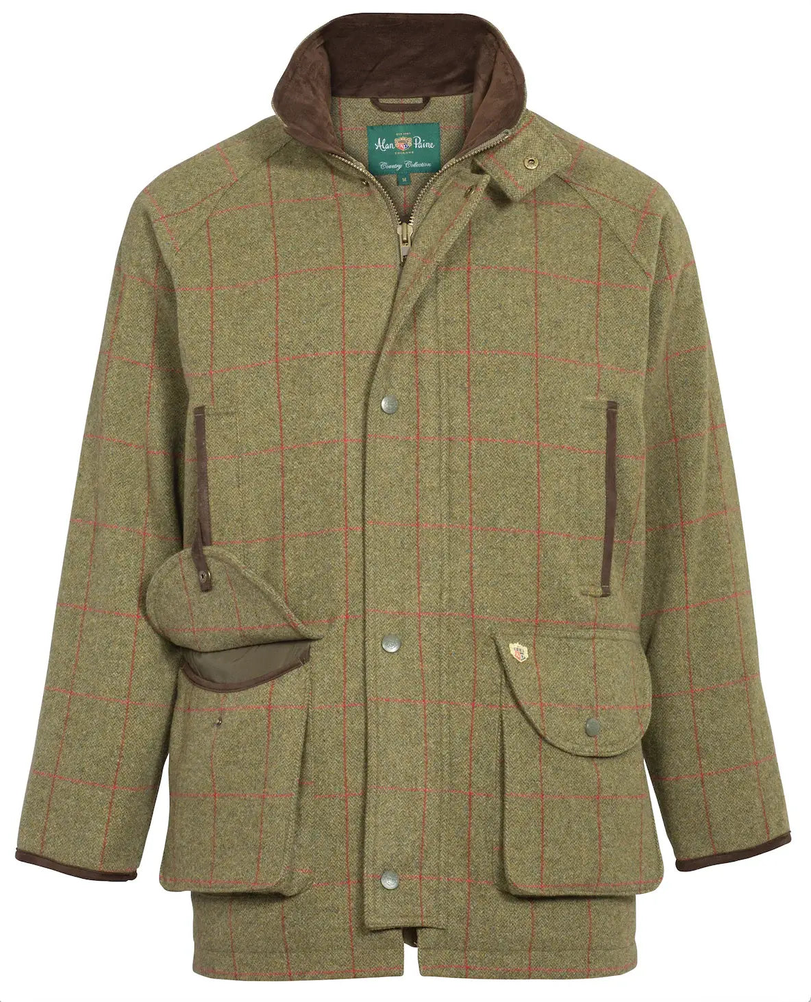 Men's Coats for Rainy WeatherAlan Paine Combrook Men's Field Coat - Sage