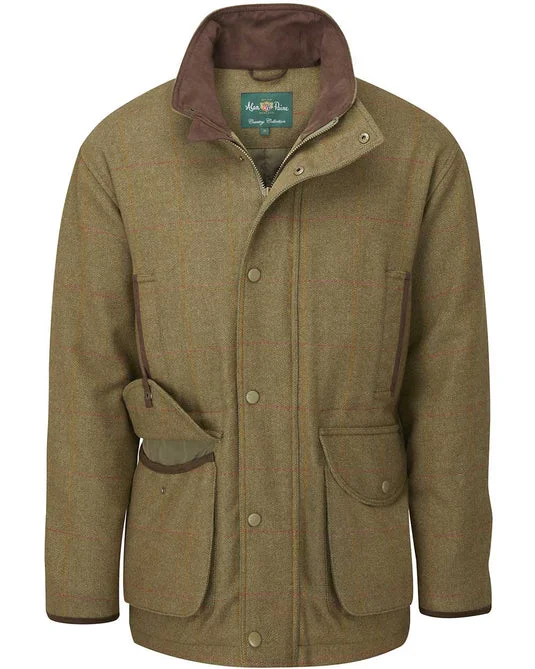 Men's Coats for Winter SportsAlan Paine Combrook Men's Tweed Field Coat Hawthorn