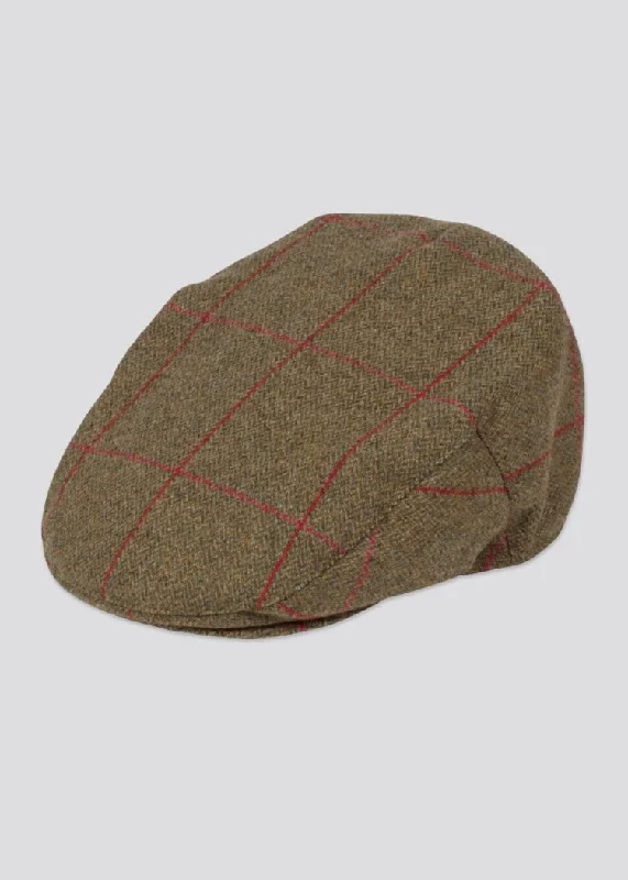 High-Quality Men's Duffle CoatsAlan Paine Combrook Mens Tweed Flat Cap In Sage