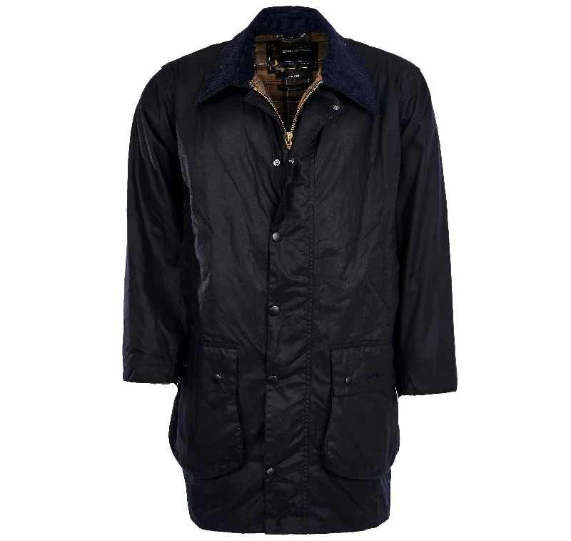 Men's Coats for Winter SportsBarbour Navy Border® Waxed Cotton Jacket