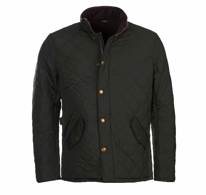 Men's Coats for AutumnBarbour Olive Powell Quilted Jacket