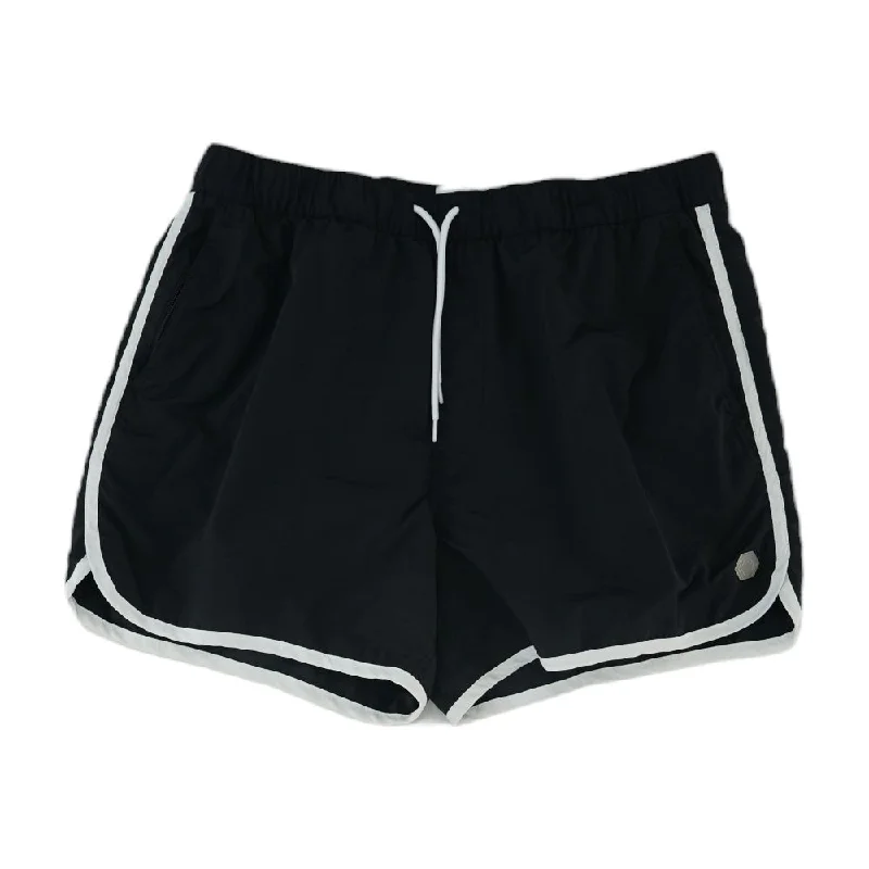 Men's Pants with Reflective Stripes for SafetyBlack Solid Active Shorts