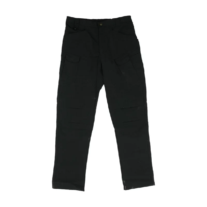 Men's Patterned Pants with PlaidsBlack Solid Cargo Pants