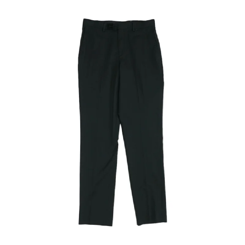 Men's Chino Shorts for Warm WeatherBlack Solid Dress Pants