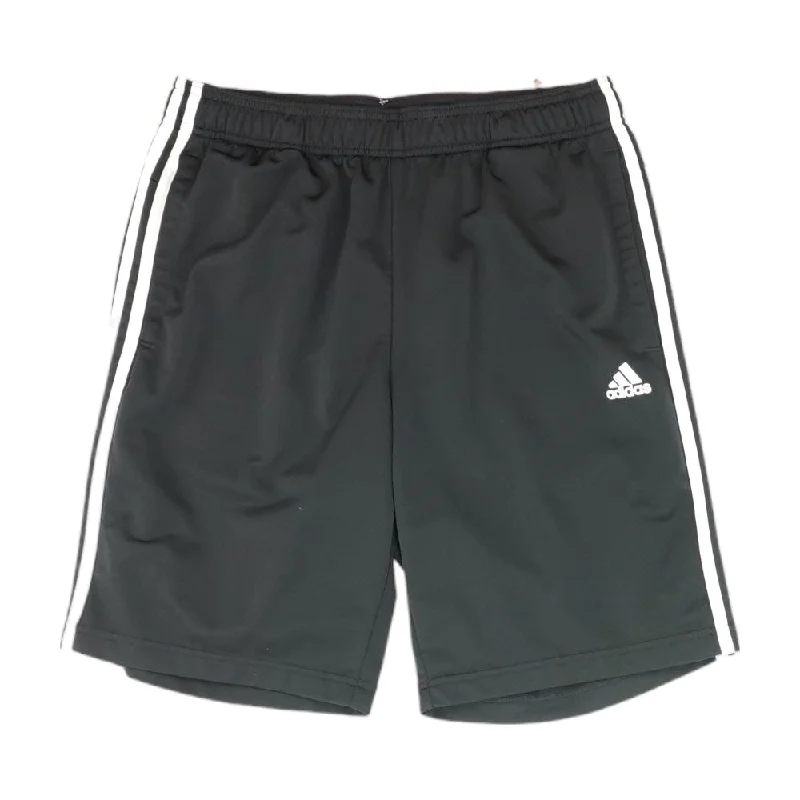 Men's Pants with Pleated FrontsBlack Striped Active Shorts