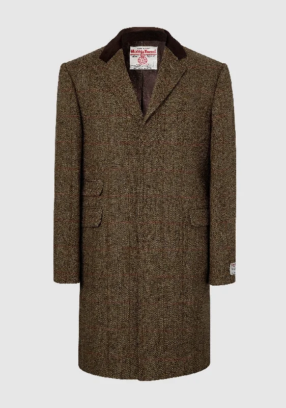 Warm Men's Down JacketsBucktrout Brown Check Chelsea Coat