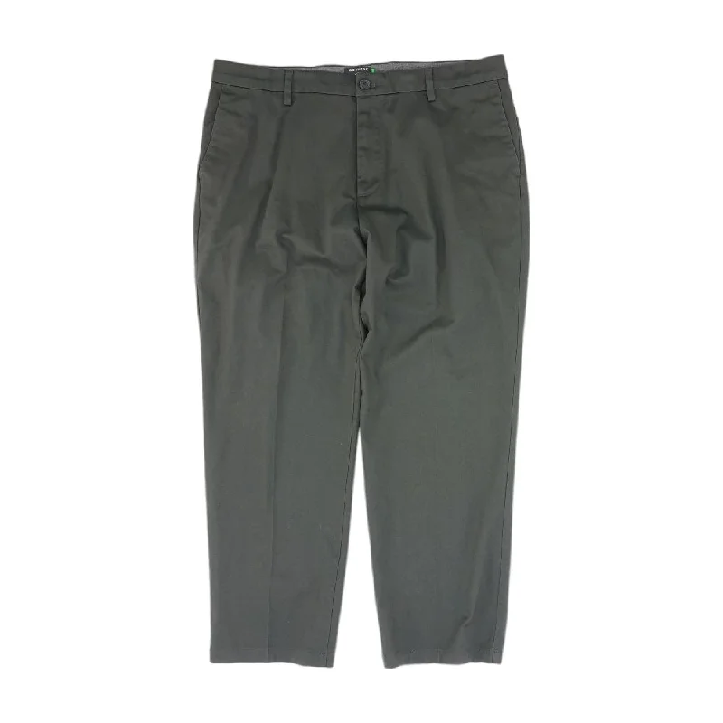 Warm Men's Fleece-Lined PantsCharcoal Solid Khaki Pants