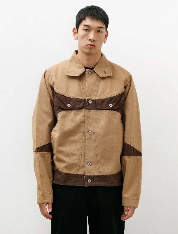 Men's Coats with Water-Repellent FabricWelder Button Jacket Wheat