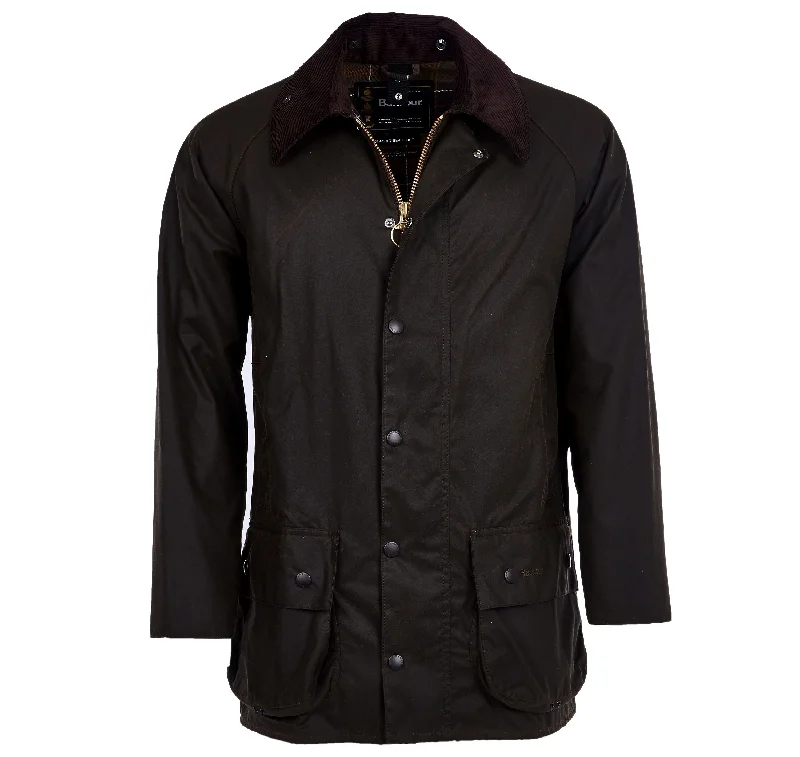 Affordable Men's Winter CoatsBarbour Olive Beaufort® Waxed Cotton Jacket