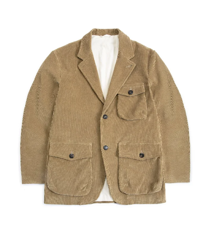 Waterproof Men's ParkasEast Harbour Surplus Chester Washed Corduroy Jacket: Khaki