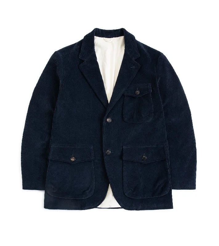 Lightweight Men's WindbreakersEast Harbour Surplus Chester Washed Corduroy Jacket: Navy