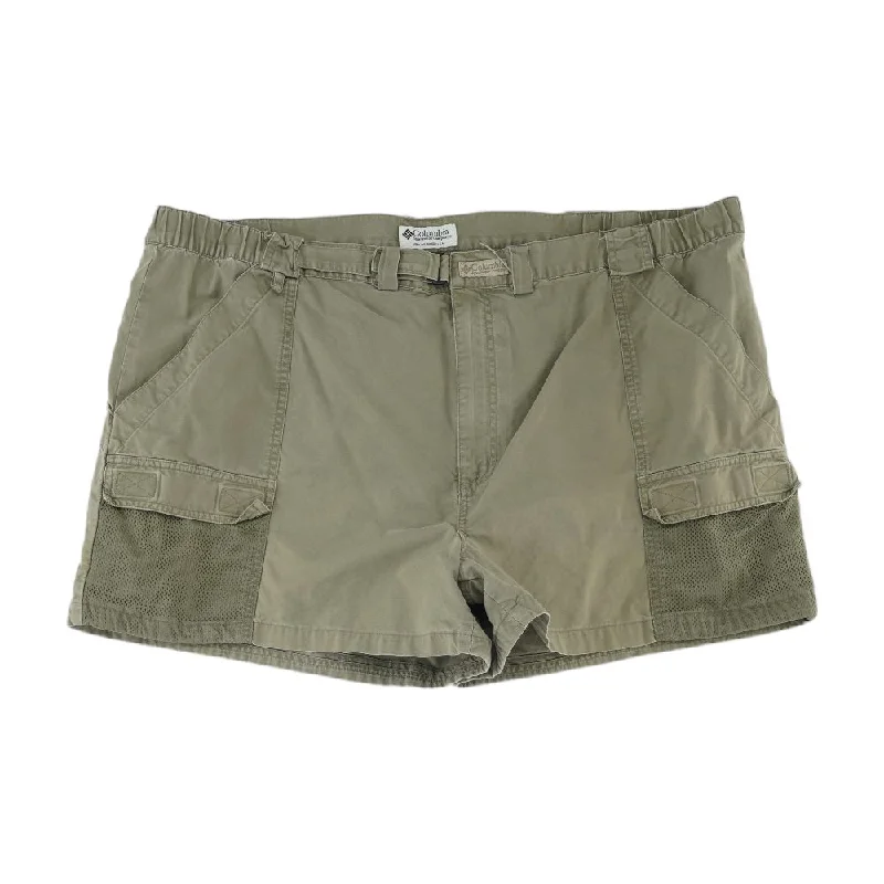 Men's Pants with Logo EmbossmentsGray Solid Shorts