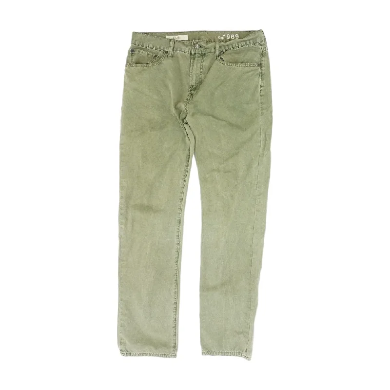 Men's Casual Pants for Everyday WearGreen Solid Slim Jeans