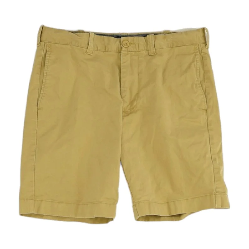 Men's Work Pants for Durability and ComfortKhaki Solid Khaki Shorts