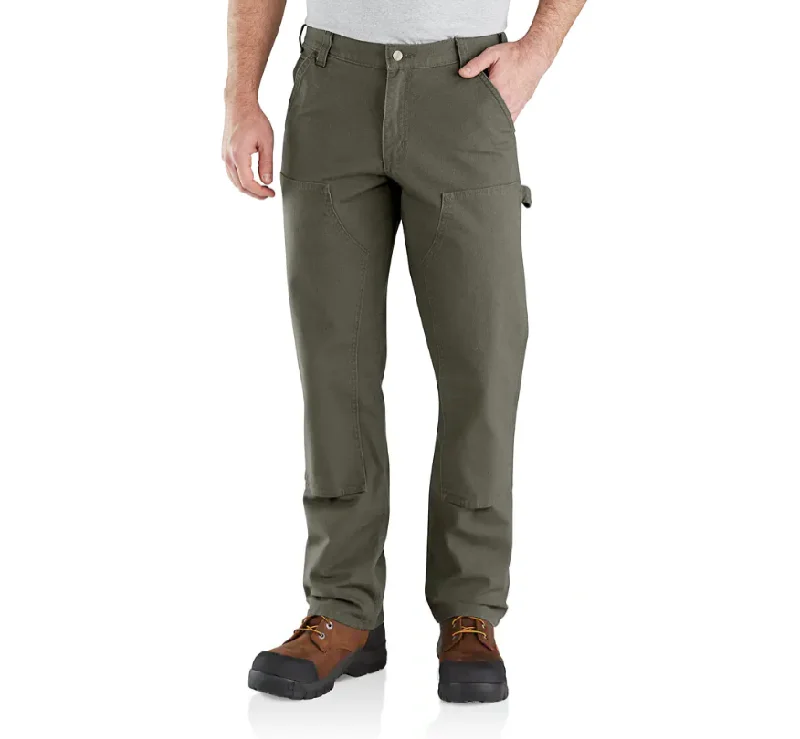 Men's Work Pants for Durability and ComfortMen's Rugged Flex Relaxed Fit Duck Double-Front Utility Work Pant