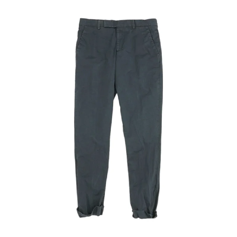 Men's Solid-Colored Pants for VersatilityNavy Solid Chino Pants