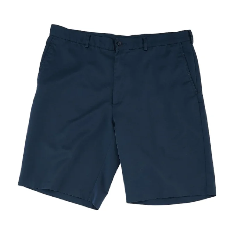 Men's Pants with Cargo PocketsNavy Solid Chino Shorts