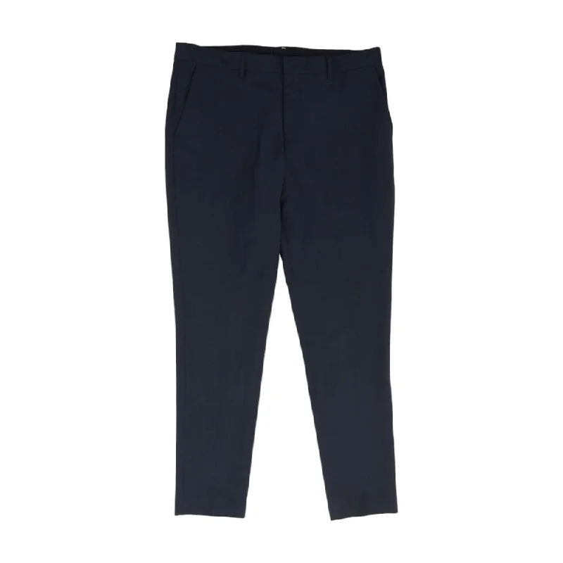 Men's Custom-Fit Pants for a Personalized TouchNavy Solid Dress Pants