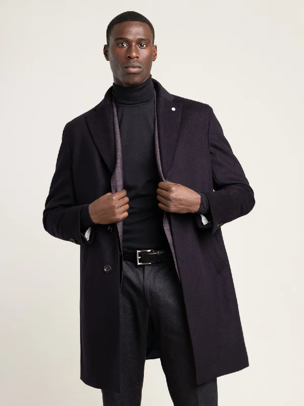 Men's Coats Made in the USANavy Wool Cashmere Overcoat