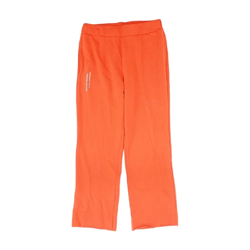 Warm Men's Fleece-Lined PantsRed Solid Joggers Pants