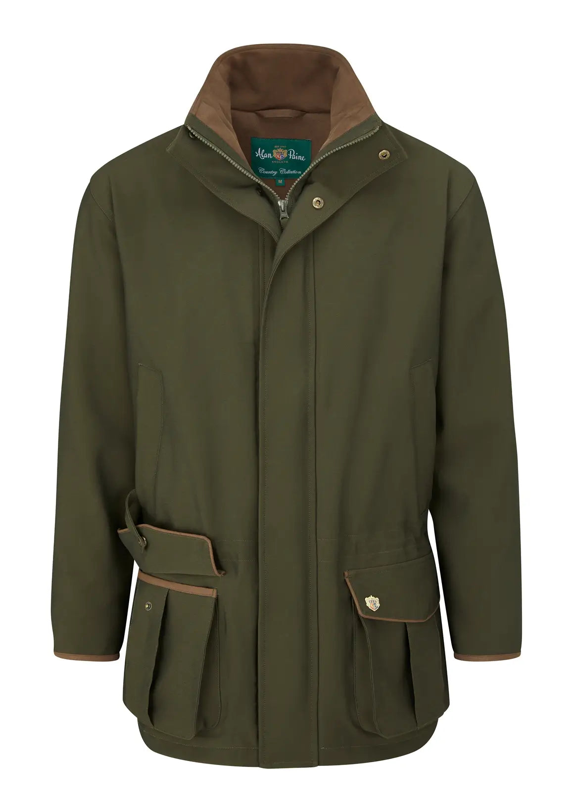 Men's Coats with Velcro ClosuresStancombe Men's Waterproof Coat Olive