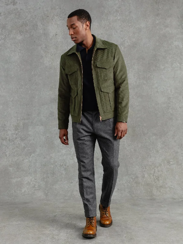 Men's Coats with Adjustable SleevesThe Fallowfield Jacket - Olive